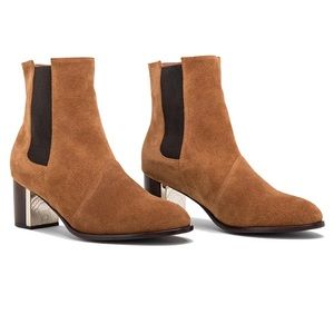 Jaclyn Jones Lilac Suede Ankle Boots